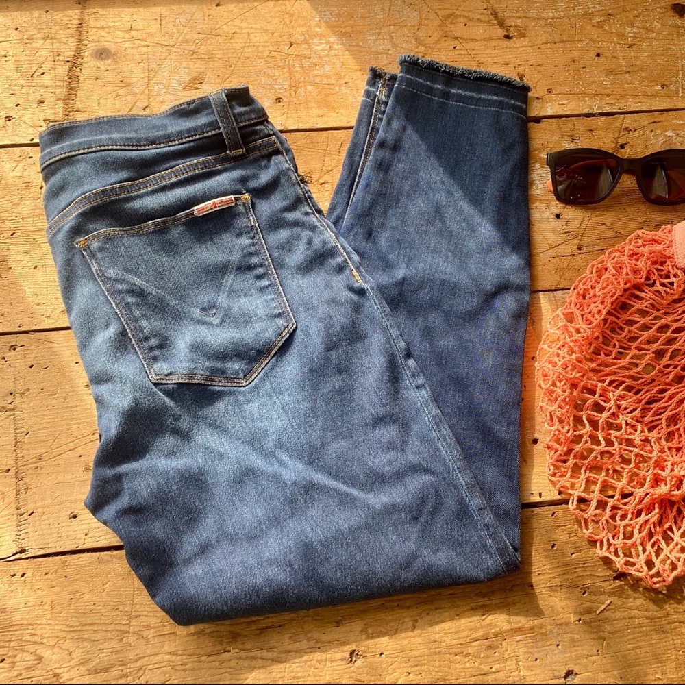 Hudson Nico mid rise crop with released hem